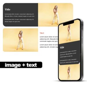 Image text - sections shopify